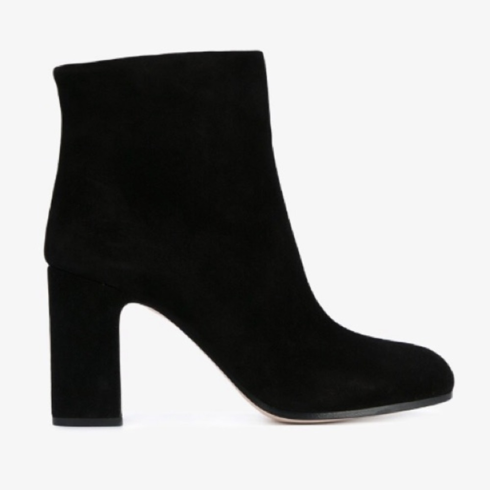 Miu Miu Black Suede Ankle Boots Sz 37